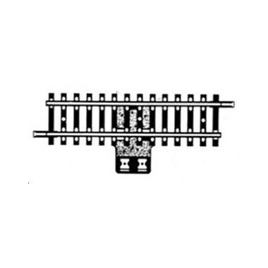 Rail alimentation droit HO "Modele" Fleischmann longueur 102 mm