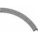 Rail courbe HO "Modele" Fleischmann Rayon 250 60°