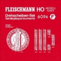 Kit pont tournant HO "Modele" Fleischmann 165 mm, manuel