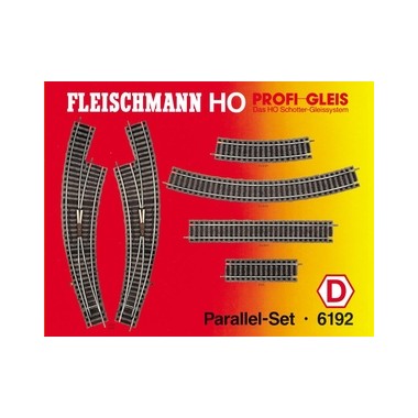 Kit de rails D HO "Profi" Fleischmann