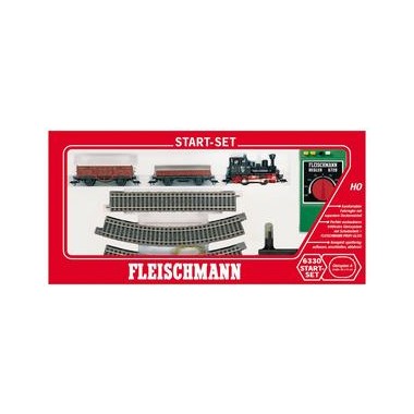 Coffret de train Marchandises, rails avec ballast Fleischmann "Profi"