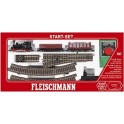 Coffret de train Marchandises, rails avec ballast Fleischmann "Profi"