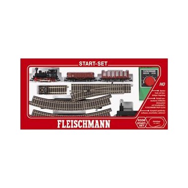 Coffret de train Marchandises, rails avec ballast Fleischmann "Profi"