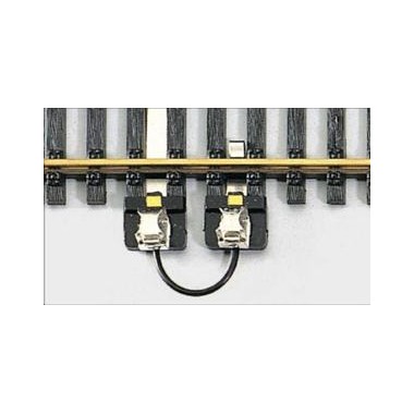 Clip d'alimentation double pour rail "Modele" Fleischmann