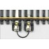 Clip d'alimentation double pour rail "Modele" Fleischmann