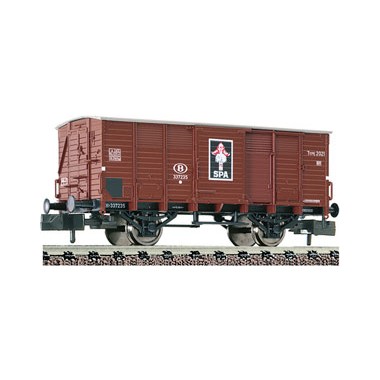 Wagon de marchandises couvert "Spa-Pierrot" de type Gvwh SNCB, Epoque 3
