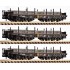Wagons transport matériaux type Samms DB AG, set de 3, Epoque 5