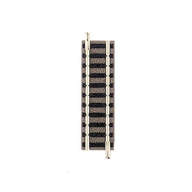 Rail droit N ballasté Fleischmann longueur 55.5 mm