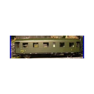 Voiture voyageurs Boite à Tonnerre 1ère Classe SNCF Epoque 3