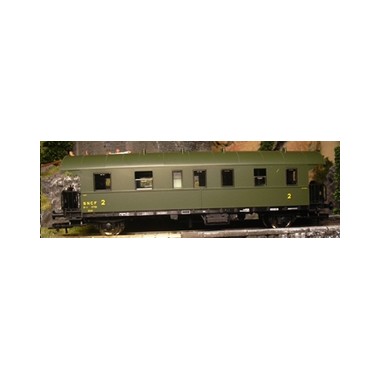 Voiture voyageurs Boite à Tonnerre 2ème Classe SNCF Epoque 3