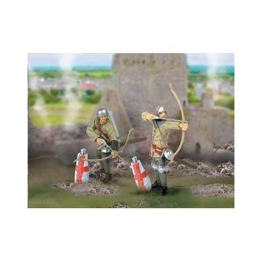 Figurines Hommes en armes Moyen-Age