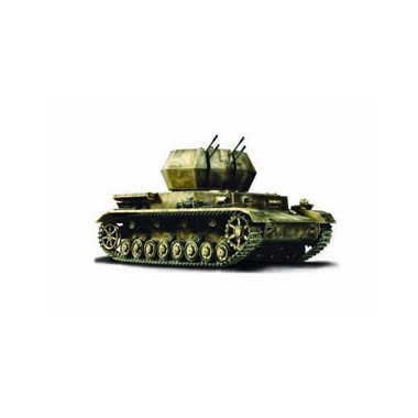 Miniature German Flakpanzer IV Wirbelwind, Normandie 1944