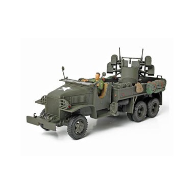 Miniature GMC 2.5 Ton Cargo Truck w/ 4x0.5 AA Machine Gun