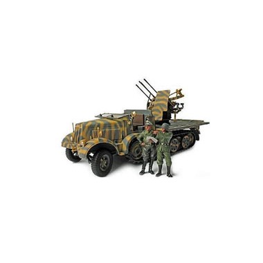 Miniature German Sd.Kfz 7/1 mit 2 cm Flakvierling 38, Front de l'Est 1943