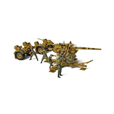 Miniature Canon allemand Flak 88mm avec remorque, Front de l'Est 1943