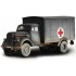 Miniature Ambulance 4x4 allemande, 2ème GM France 1940