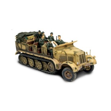 Miniature Half-Track Sd.Kfz. 7, 2ème GM Normandie 1944