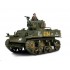 Miniature Char M5A1 Stuart U.S., 2ème GM Normandie 1944