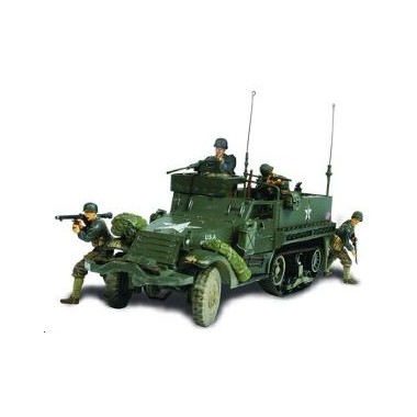 Miniature Half-Track U.S. M3A1 Normandie 1944