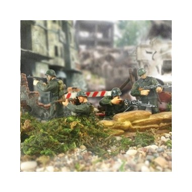Figurines 352è Division infanterie allemande, 2ème GM Normandie 1944
