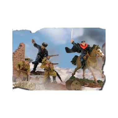 Figurines division de cavalerie Cosaque, 2ème GM