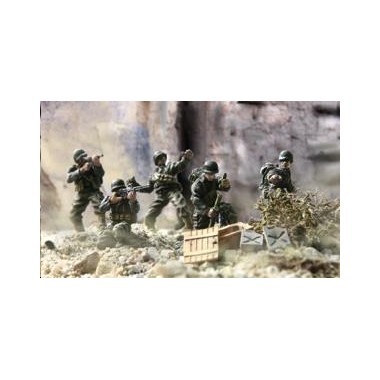 Figurines 7è division infanterie U.S.,2ème GM Normandie 1944