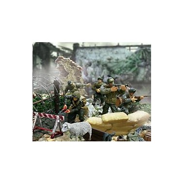Figurines 82ème Airborne U.S., 2ème GM Normandie 1944