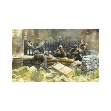 Figurines 82ème Airborne U.S., 2ème GM Normandie 1944