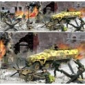 Miniature SDKFZ 251/1+75mmPAK, 2ème GM