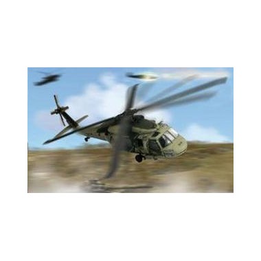 Miniature Hélicoptère U.S. UH60 Blackhawk, Desert Storm 1991