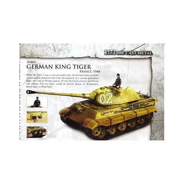 Miniature Char King Tiger allemand, 2ème GM France 1944