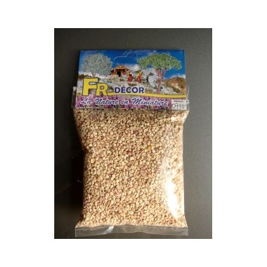 Cailloux gros grain couleur sable, 200cc