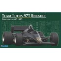 Maquette Lotus 97T Renault GP Portugal 1985 