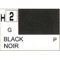 Gunze H2 Noir Brillant peinture acrylique 10 ml