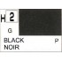 Gunze H2 Noir Brillant peinture acrylique 10 ml