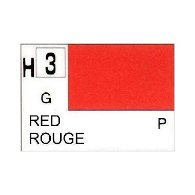 Gunze H3 Rouge Brillant peinture acrylique 10 ml