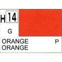 Gunze H14 Orange Brillant  peinture acrylique 10 ml