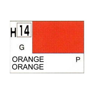 Gunze H14 Orange Brillant  peinture acrylique 10 ml