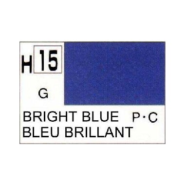 Gunze H15 Bleu Vif Brillant  peinture acrylique 10 ml