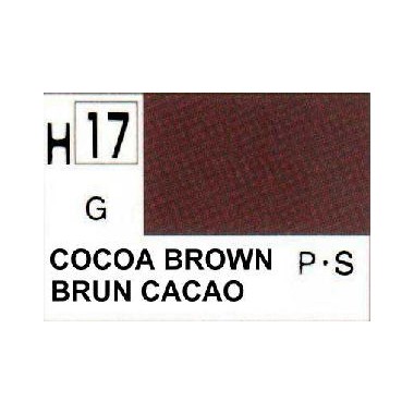 Gunze H17 Brun Cacao Brillant  peinture acrylique 10 ml