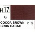 Gunze H17 Brun Cacao Brillant  peinture acrylique 10 ml