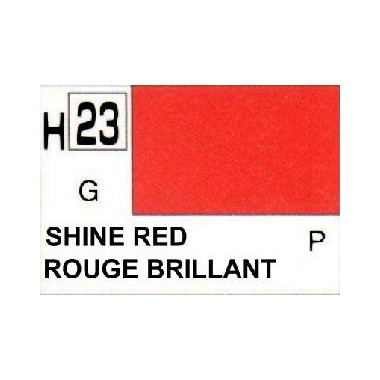 Gunze H23 Rouge Luisant Brillant  peinture acrylique 10 ml