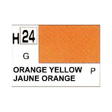 Gunze H24 Jaune Orange Brillant  peinture acrylique 10 ml