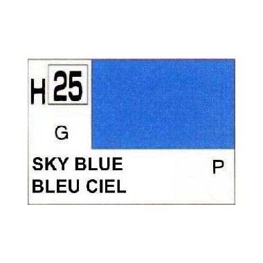 Gunze H25 Bleu Ciel Brillant  peinture acrylique 10 ml