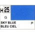 Gunze H25 Bleu Ciel Brillant  peinture acrylique 10 ml