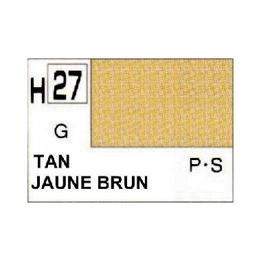 Gunze H27 Jaune Brun Brillant  peinture acrylique 10 ml