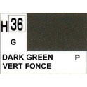 Gunze H36 Vert Foncé Brillant peinture acrylique 10 ml