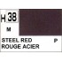 Gunze H38 Rouge Acier Métallique peinture acrylique 10 ml