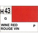 Gunze H43 Rouge Vin Brillant peinture acrylique 10 ml