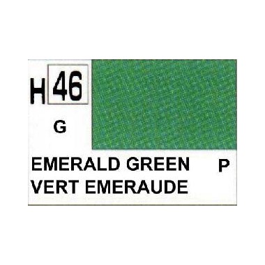 Gunze H46 Vert Emeraude Brillant peinture acrylique 10 ml